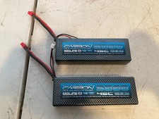 Lot of 2 Team Orion Carbon 5000 45C LiPo Battery 7.4V Multi-Electron Atoms picture