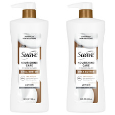 Suave Nourishing Care Hand & Body Lotion Shea Butter Dry Skin 2 Pack 28 fl oz picture
