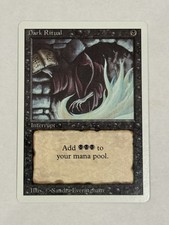 Magic the Gathering - MTG - Dark Ritual - 3rd Edition - NM - Revised picture