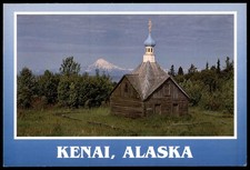 Kenai Alaska Historic Russian Orthodox Church Postcard Scenic View picture