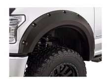RealTruck Bushwacker Max Coverage Pocket Style Fender Flares Black Front 2 Pc picture