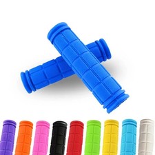 BMX MTB Bike Grips Mountain Bicycle Handlebar Soft Rubber Scooter Non Slip Pair picture
