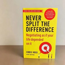 Never Split The Difference By Chris Voss Books picture