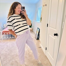 NWT Xirena Purple Cotton Pants XL picture