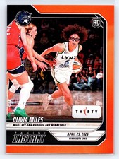 Olivia Miles RC 2026 Panini Instant WNBA #7 30th Anniversary 27/30 WNBA Debut picture