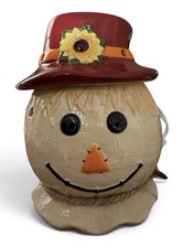 Scentsy Scarecrow Premium Wax Warmer Fall Halloween Thanksgiving Retired ~ EUC picture