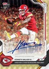 Pre-sale chance for Topps Now Kenneth Walker III Hard Signed Auto 1/1 picture