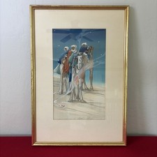 Bertha Lum Three Wise Men Original Color Woodcut Signed Dated Japanese Inspired picture