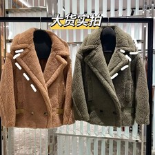 New Fashion Women Casual Camel Double Breasted High-end Keep Warm Coat picture