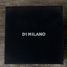 D1 MILANO Square Men's Blue Dial Quartz Watch, Stainless Bracelet, Box picture