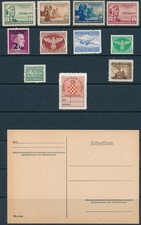 Authentic Historical Lot Stamp Germany Feldpost WWII Finland Hitler Croatia U picture