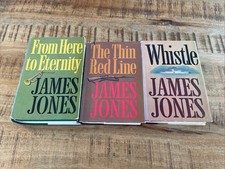 Vintage James Jones Book Club Edition LOT of 3 Hardcovers picture