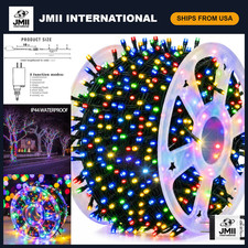 500 LED Christmas String Lights 164FT, Waterproof Green Wire, 8 Modes, Multi-Col picture