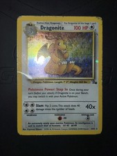 1999 Pokemon Fossil Dragonite #4/62 DMG TCG WOTC Damaged Played Vintage picture
