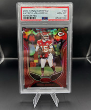 Panini 2019 Certified Patrick Mahomes II #40 Mirror Red /99 PSA 10 picture