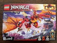 Lego Ninjago (71753) Legacy Fire Dragon Attack w/ Golden Nya 563 Piece Box NISB picture