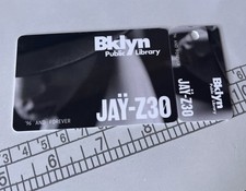 Jay Z30 ‘96 AND FOREVER Limited Edition Brooklyn Library Card Jay-Z Beyonce picture
