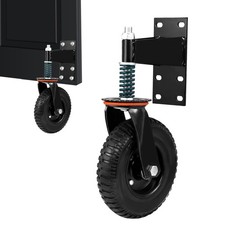 Gate Wheel 8in Heavy Duty Spring-Loaded Gate Caster for Wooden Metal Gate 600LBS picture