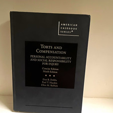 Torts and Compensation Concise 9th Ed American Casebook Series by Dobbs picture