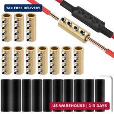 10Pcs 6-10AWG 6 8 10 Gauge Wire Connector Nut Kit, 80Amps Splicing Screw Quick W picture