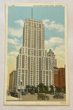 Vintage White Border Postcard, The Palmolive Building, Chicago, IL, Unposted picture