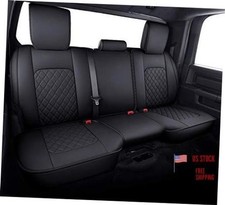 Custom Fit Dodge Ram Back Seat Covers - 2009-2026 1500 - 2010-2026 - Black picture