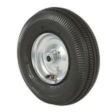 Klutch Pneumatic Utility Tire Assembly, 4.10/3.50-6, Sawtooth Tread picture