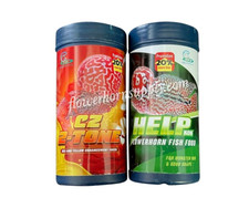 FLOWERHORN FISH FOODS - CZ AQUA 2-TONE & HELP KOK COMBO 200G -  picture