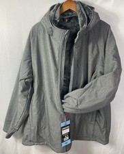 Kirkland Signature Big & Tall Men's 3XL GRAY Fleece Lined Softshell Jacket NWT picture