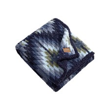 Wrangler - Reversible Throw Blanket, 50 x 60, Printed Sherpa Fleece Blanket f... picture