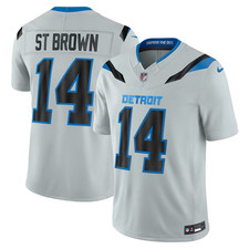 Men's Detroit Lions Amon-Ra St. Brown Nike Silver 2026 Rivalries Collection  picture