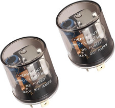 2 PCS LED Flasher Relay, 2 Pin 12V Heavy Duty Turn Signal Relay for Fixing Halog picture