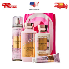 HOT Bath & Body Works Champagne Toast Bubbly Body Care 3-Piece Daily Gift Set picture