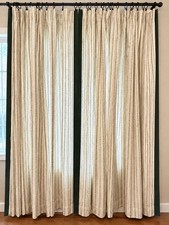 Custom Lined Drapery Panels Pair 82” x 51” Each panel, Heavyweight Curtains picture