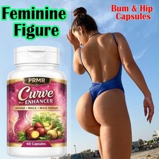 TransBlossom Bum & Hip Capsules - Bigger, Rounder, Firmer, Feminine Bottom - 60 picture