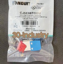 QTY:50 New For CJ5E88TGBU Mini-Com TX-5e Ethernet Module 5e *vm picture