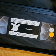 Alexander Calder Calder’s Circus VHS Roland films on art 621 Tested Works Great picture