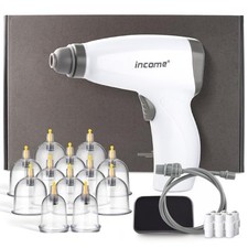 Cupping Set with Pump, 12pcs Vacuum Therapy Device, Rechargeable Body Massage picture