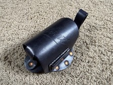 The Float Life TFL Black Leather Bottle Holder Holster for Onewheel picture