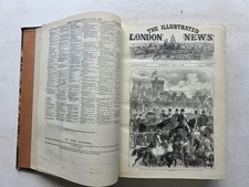 London Illustrated News 1872 July-December Half Year Bound Weekly Newspapers picture