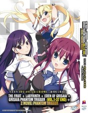 The Fruit Labyrinth End of Grisaia + Grisaia Phantom Trigger + Movies Anime DVD picture