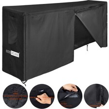 4/5/6/8ft Waterproof Firewood Log Rack Cover 600DOxford w/ Zipper Hook Loop Tape picture