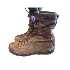 Belleville 330 ST Mens Flight Deck Boots Brown Leather Steel Toe Vibram USA 11 W picture