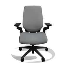 Steelcase Gesture Chair Highly Adjustable in Light Gray Fabric picture