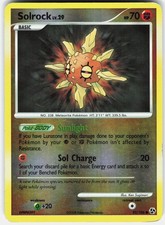 Solrock 85/106 Common Great Encounters Pokemon Reverse Holo Moderately Played picture