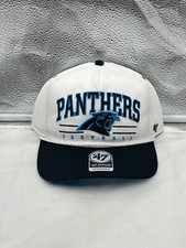 Carolina Panthers NFL '47 White TT Roscoe Hitch Rope Snapback Adjustable Hat picture