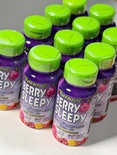 Natural Berry Sleepy 100% Fruit-based Sleep Aid with Prebiotics 60 Veggie Caps picture