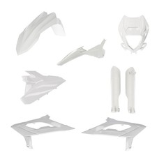 Acerbis Complete Plastic Kit Set White For BETA picture