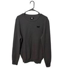PXG Crewneck Sweater Mens Large Gray Embroidered Logo Knit Parsons Xtreme Golf picture
