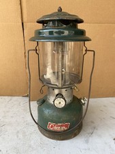 Vintage 1972 Coleman 220F Double Mantle Lantern Green picture
